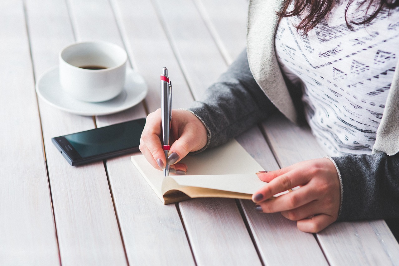 Woman, write, notepad — Bitcoin, cryptocurrency, crypto, we are legit and legal