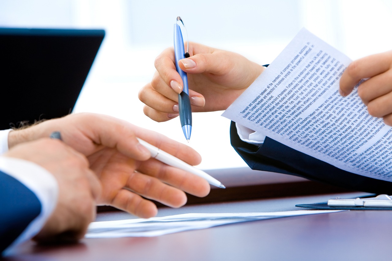 Laptop, office, hand — Form 2290 Application Online