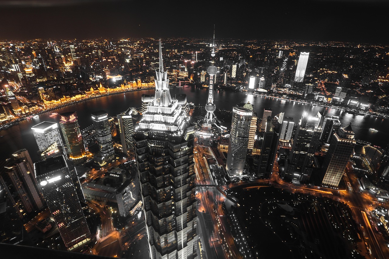 Night, city, shanghai — PET Recycling Producing Clear Recycled Resin for Packaging and Industrial Applications